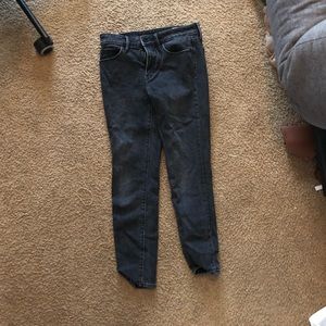 DARK GREY SKINNY JEANS